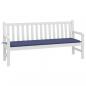 Preview: Gartenbank-Auflage Marineblau 180x50x3 cm Oxford-Gewebe