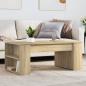 Preview: ARDEBO.de - Couchtisch Sonoma-Eiche 102x55x42 cm Holzwerkstoff