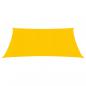 Preview: Sonnensegel 160 g/m² Gelb 2,5x3 m HDPE