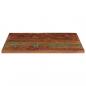 Preview: Tischplatte 80x60x2,5 cm Rechteckig Altholz Massiv