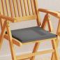 Preview: ARDEBO.de - Garten-Sitzkissen 2 Stk. Anthrazit 45x45x2 cm Quadratisch