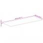 Preview: Tischplatte 140x60x1,5 cm Rechteckig Altholz Massiv