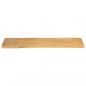 Preview: Tischplatte mit Baumkante 110x40x3,8 cm Massivholz Mango