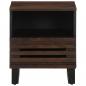 Preview: Nachttische 2 Stk. 40x34x46 cm Massivholz Mango
