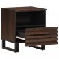 Preview: Nachttische 2 Stk. 40x34x46 cm Massivholz Mango