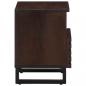 Preview: Nachttische 2 Stk. 40x34x46 cm Massivholz Mango