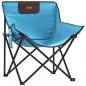 Preview: Campingstühle 2 Stk. mit Tasche Klappbar Hellblau
