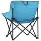 Preview: Campingstühle 2 Stk. mit Tasche Klappbar Hellblau