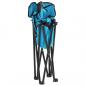 Preview: Campingstühle 2 Stk. mit Tasche Klappbar Hellblau
