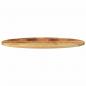 Preview: Tischplatte 110x40x2,5 cm Oval Massivholz Mango