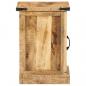 Preview: Nachttisch 40x35x50 cm Massivholz Mango