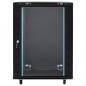 Preview: 15U Netzwerkschrank auf Rollen 19" IP20 53x40x80 cm