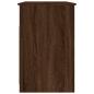 Preview: Schreibtisch mit Schubladen Braun Eichen-Optik 102x50x76 cm