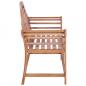 Preview: Gartenbank 127x58,5x92,5 cm Massivholz Teak
