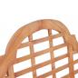 Preview: Gartenbank 127x58,5x92,5 cm Massivholz Teak