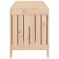Preview: Gartentruhe 108x42,5x54 cm Massivholz Kiefer