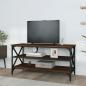 Preview: TV-Schrank Braun Eichen-Optik 100x40x50 cm Holzwerkstoff