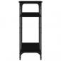 Preview: Beistelltisch Schwarz 40x30x75 cm Holzwerkstoff