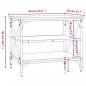Preview: TV-Schrank Braun Eichen-Optik 60x40x50 cm Holzwerkstoff