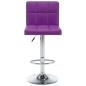 Preview: Barhocker 2 Stk. Lila Kunstleder 