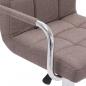 Preview: Barhocker Taupe Stoff