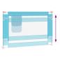 Preview: Kleinkind-Bettschutzgitter Blau 100x25 cm Stoff