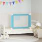 Preview: Kleinkind-Bettschutzgitter Blau 100x25 cm Stoff