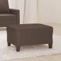 Preview: ARDEBO.de - Fußhocker Braun 70x55x41 cm Kunstleder