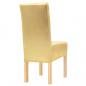 Preview: 6 Stk. Stretch-Stuhlhussen Golden Gerade