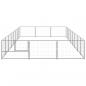 Preview: Hundezwinger Silbern 24 m² Stahl