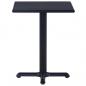 Preview: Gartentisch Schwarz 60x60x75 cm