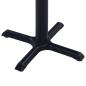 Preview: Gartentisch Schwarz 60x60x75 cm