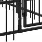 Preview: Outdoor-Hundezwinger mit Dach Stahl 13,14 m²