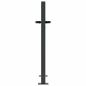 Preview: Gartentor Anthrazit 105x105 cm Stahl Bambus-Design