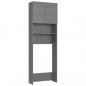 Preview: Waschmaschinenschrank Grau 64x25,5x190 cm Holzwerkstoff