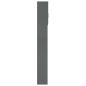 Preview: Waschmaschinenschrank Grau 64x25,5x190 cm Holzwerkstoff