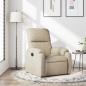 Preview: ARDEBO.de - Relaxsessel Creme Mikrofasergewebe