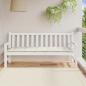 Preview: Gartenbank-Auflage Melange Creme 180x50x7 cm Stoff