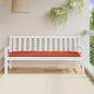 Preview: Gartenbank-Auflage Melange Rot 180x50x7 cm Stoff