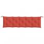 Preview: Gartenbank-Auflage Melange Rot 180x50x7 cm Stoff