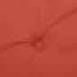 Preview: Gartenbank-Auflage Melange Rot 180x50x7 cm Stoff