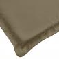 Preview: Gartenbank-Auflage Melange Taupe 180x50x7 cm Stoff