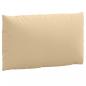Preview: Palettenkissen 3-tlg. Melange Beige Stoff