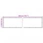 Preview: Garten-Sichtschutz Grau 300x75 cm PVC