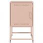 Preview: Nachttisch Rosa 36x39x60,5 cm Stahl