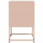 Preview: Nachttisch Rosa 36x39x60,5 cm Stahl