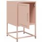 Preview: Nachttisch Rosa 36x39x60,5 cm Stahl