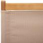 Preview: Gartenstühle 8 Stk. Klappbar Taupe Stoff und Massivholz