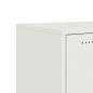 Preview: TV-Schrank Weiß 100,5x39x43,5 cm Kaltgewalzter Stahl
