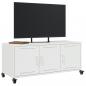 Preview: TV-Schrank Weiß 100,5x39x43,5 cm Kaltgewalzter Stahl
